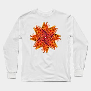 Circle Abstraction Pattern Long Sleeve T-Shirt